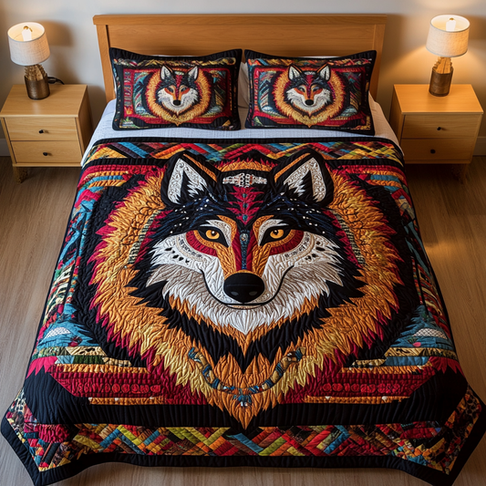 Echo of the Wild 3-Piece Quilted Bedding Set NCU0DK2116