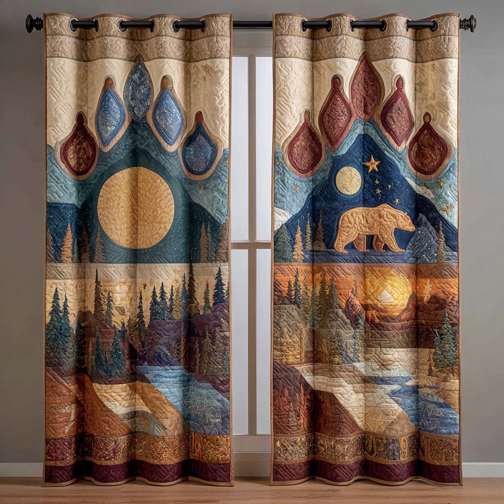 Echo of the Wild Quilted Curtains NCU0NXD924