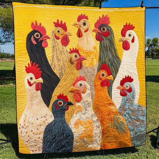 Eclectic Egg-layers Quilted Blanket NCU0DK423