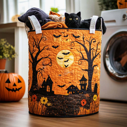 Eerie Escape Quilted Laundry Basket NCU0NNT1464