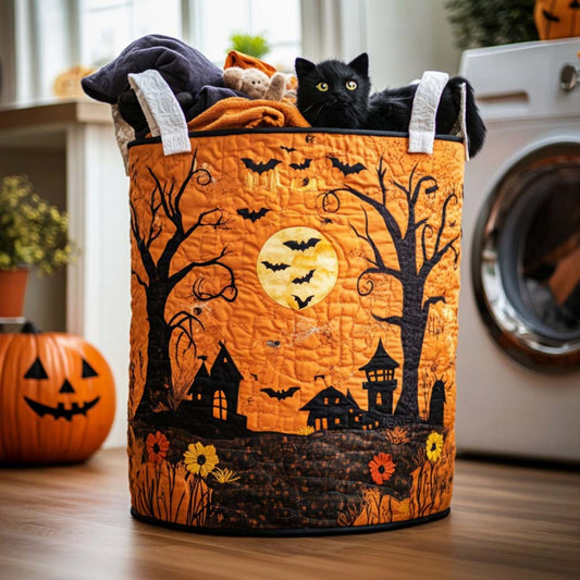 Eerie Escape Quilted Laundry Basket NCU0NNT1464