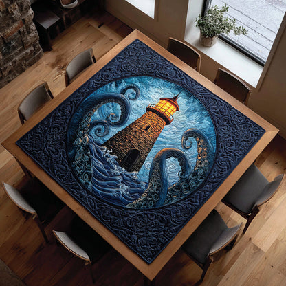 Eerie Lighthouse Quilted Table Topper NCU0HNH236
