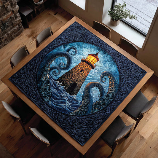 Eerie Lighthouse Quilted Table Topper NCU0HNH236