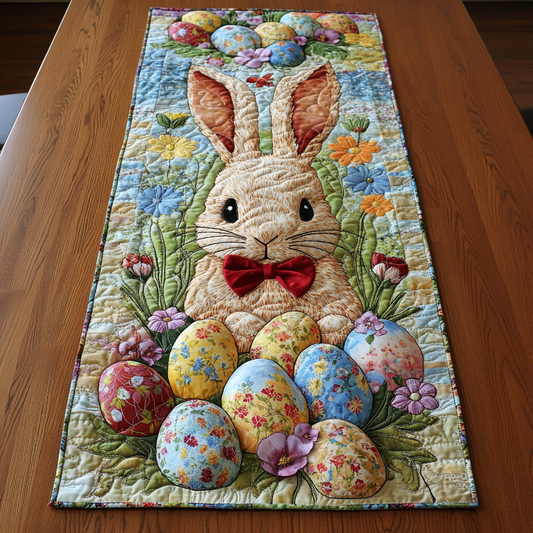 Egg Parade Quilted Table Runner NCU0NVH157