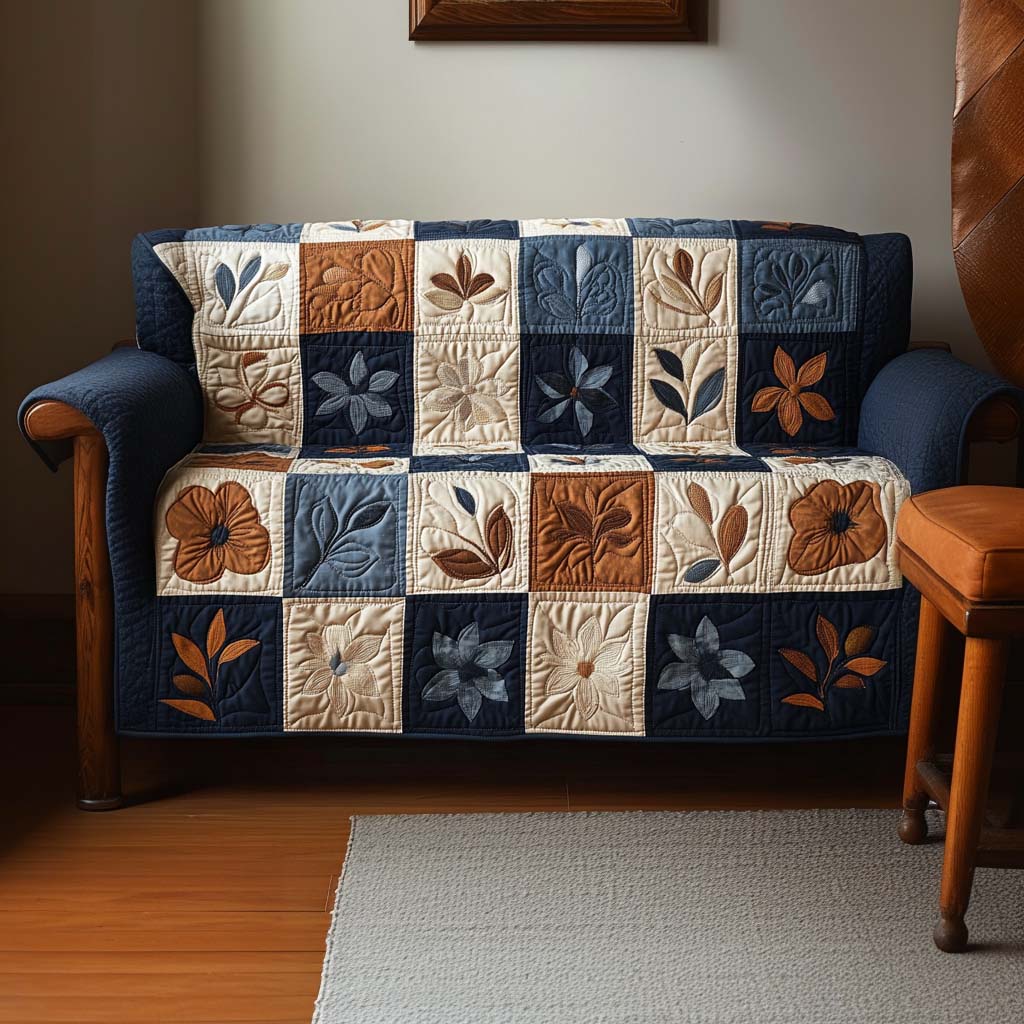 Elegant Bud Quilted Sofa Cover NCU0NNT2117