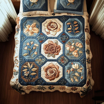 Elegant Rose Garden Duvet Cover Set NCU0PTT326