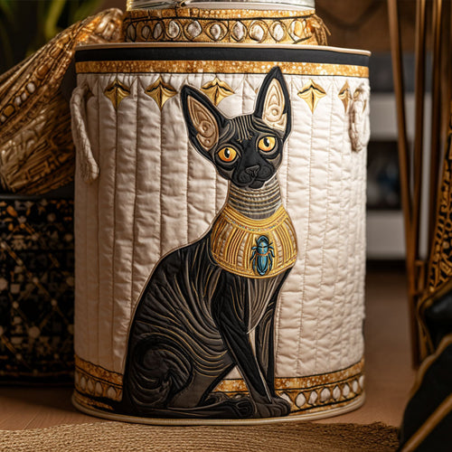 Elegant Spirit Quilted Laundry Basket NCU0PTT1935