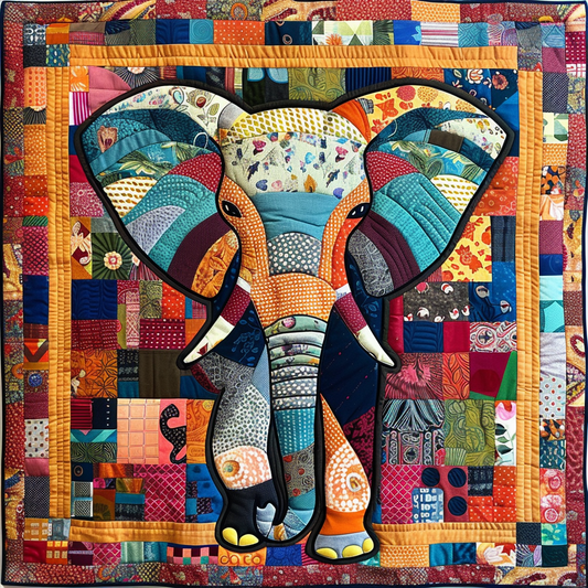 Elephant Radiance Quilted Blanket NCU0TH737