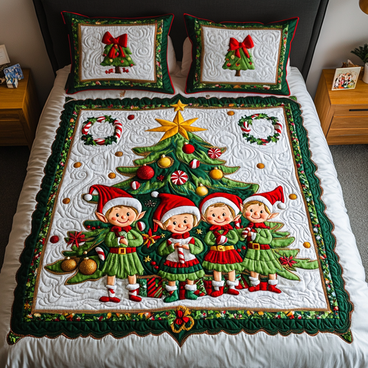 Elf Dreams 3-Piece Quilted Bedding Set NCU0VH484