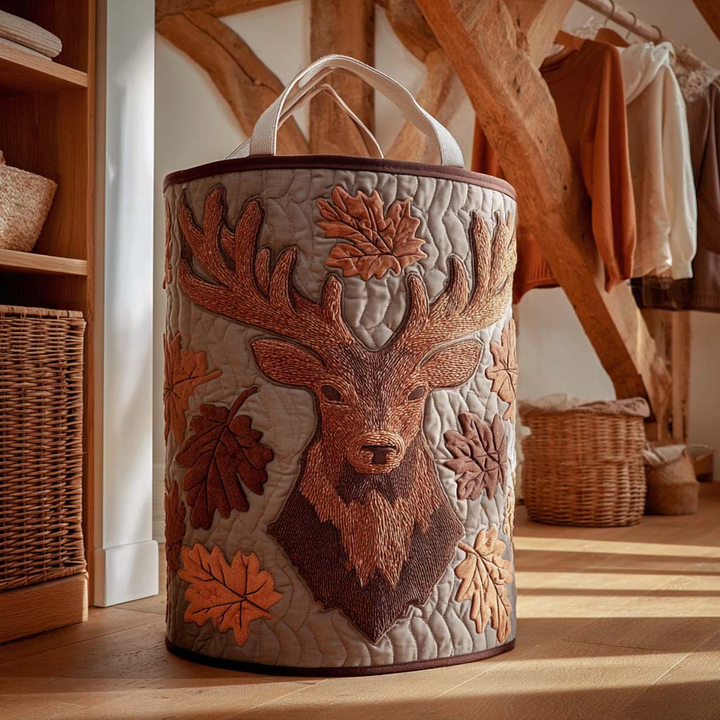 Elkspire Quilted Laundry Basket NCU0NXD052