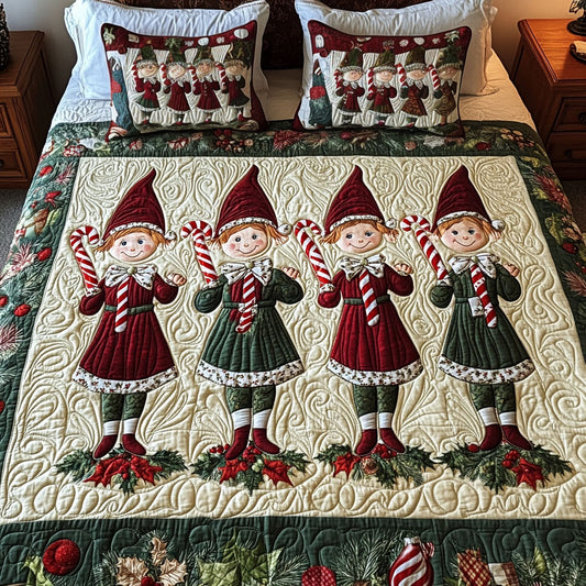 Elven Merriment 3-Piece Quilted Bedding Set NCU0PTT040