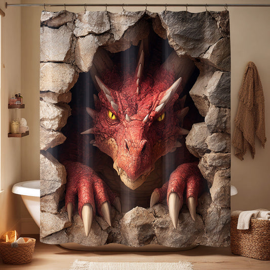 Ember Guardian Shower Curtain NCU0NTV943