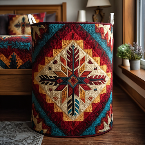 Ember Light Quilted Laundry Basket NCU0DDK1255