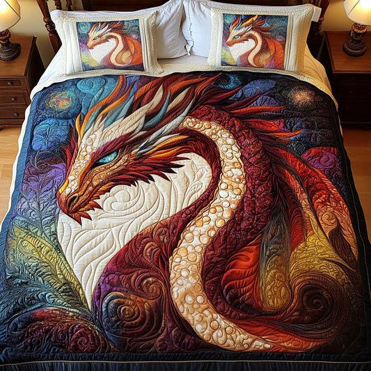 Ember Majesty 3-Piece Quilted Bedding Set NCU0NT2179