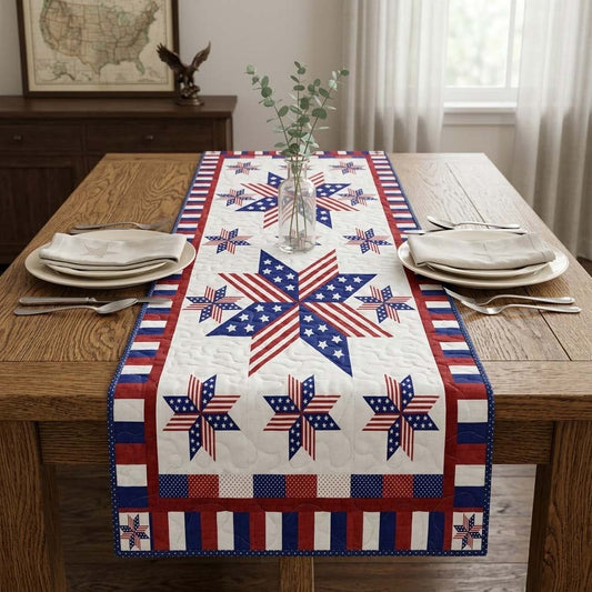Ember Star Quilted Table Runner NCU0DQQ0660