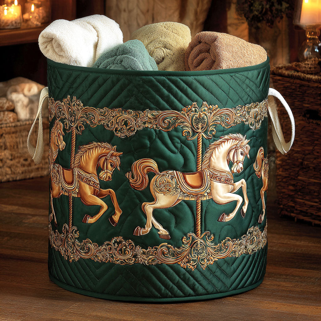 Ember Talisman Quilted Laundry Basket NCU0NTV750