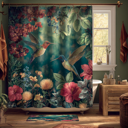 Emerald Blossoms Shower Curtain NCU0LDH462