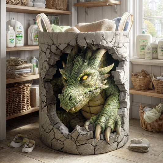 Emerald Claw Quilted Laundry Basket NCU0NTV786