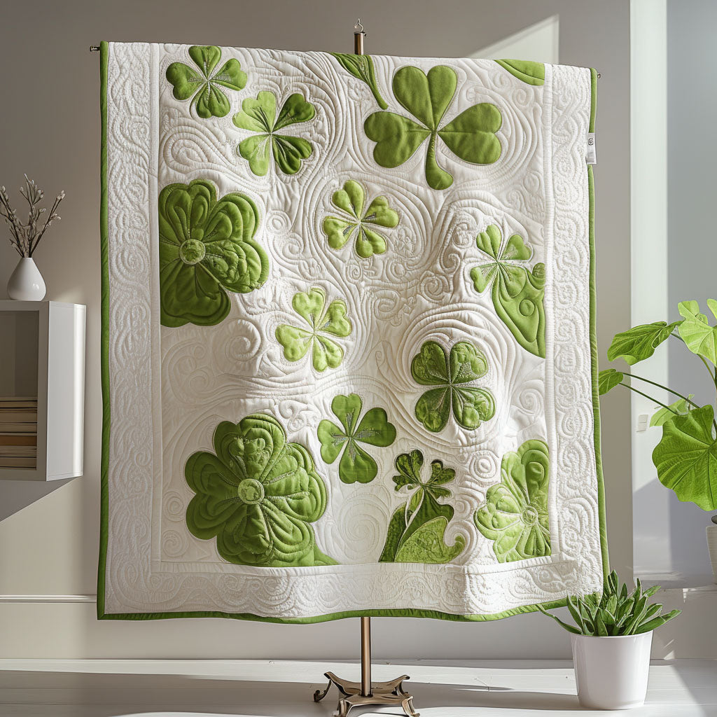 Emerald Harmony Quilted Blanket NCU0PTT150