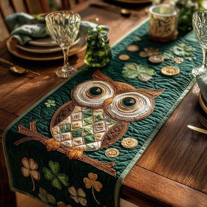 Emerald Meadow Quilted Table Runner NCU0DQQ0362