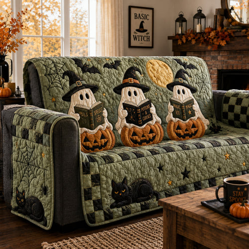 Emerald Witching Hour Quilted Sofa Cover NCU0PVL1044