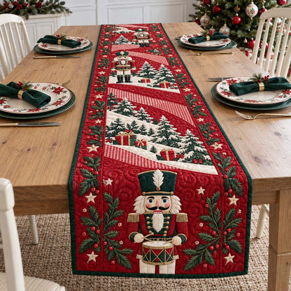 Emperor Nutcracker Quilted Table Runner NCU0HNH1302