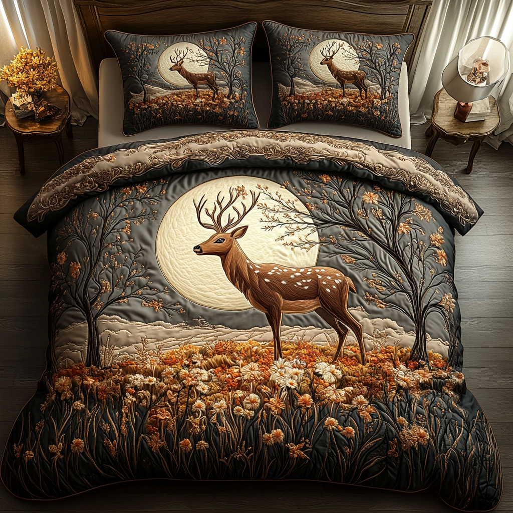 Enchanted Woods Quilted Bedding Set NCU0DV109