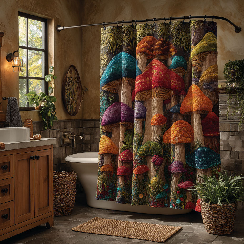 Enchanted Fungi Shower Curtain NCU0DDK2380
