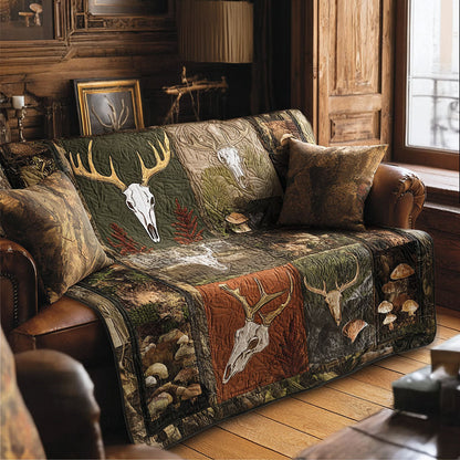 Enchanted Hunter Forest Quilted Blanket NCU0PTT2366