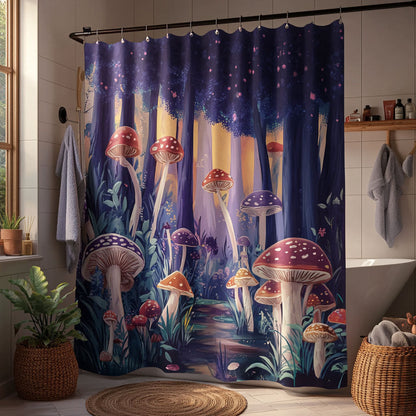 Enchanted Mushrooms Shower Curtain NCU0DDK2397