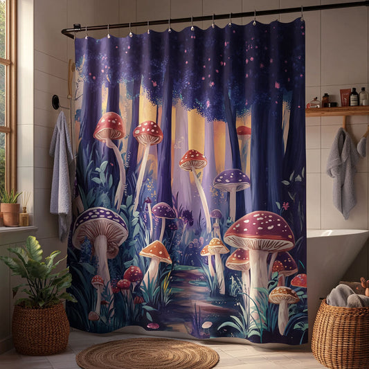 Enchanted Mushrooms Shower Curtain NCU0DDK2397