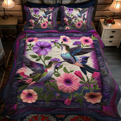 Enchanted Nectar 3-Piece Quilted Bedding Set NCU0PTT064