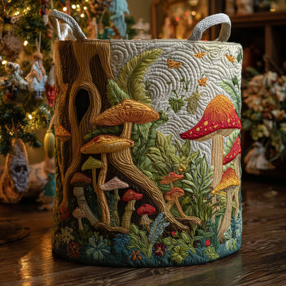 Enchanted Path Quilted Laundry Basket NCU0PTT2314