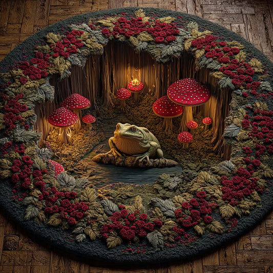 Enchanted Pond Quilted Round Mat NCU0DQQ080