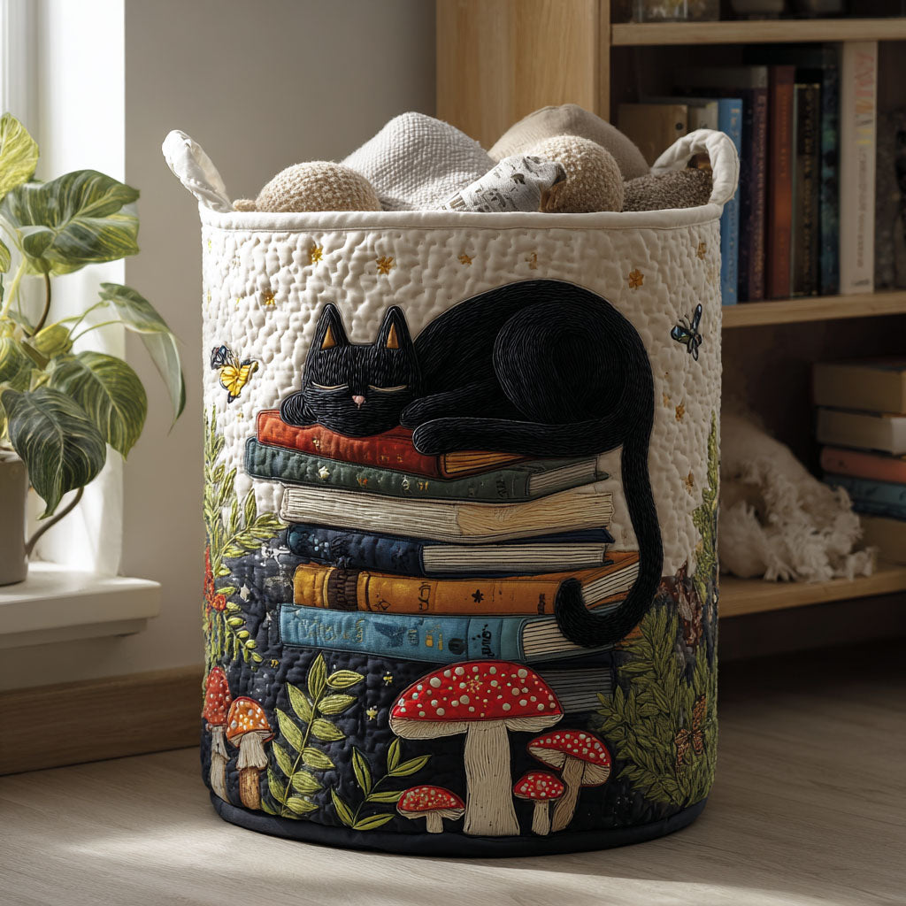 Enchanted Reading Nest Quilted Laundry Basket NCU0PTT2395