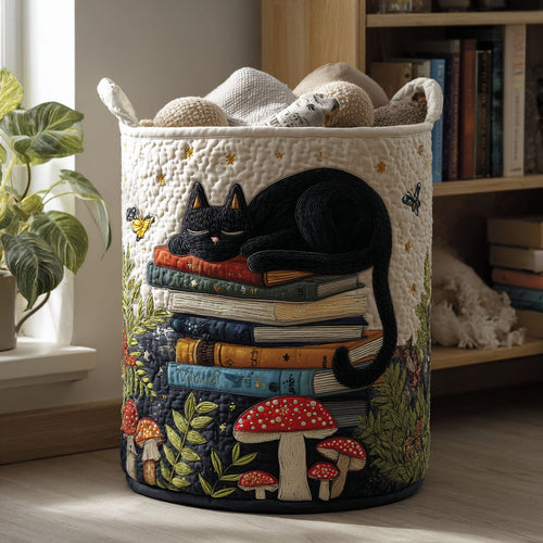 Enchanted Reading Nest Quilted Laundry Basket NCU0PTT2395