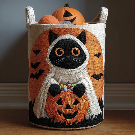 Enchanted Shadows Quilted Laundry Basket NCU0PVL524