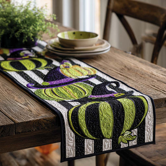 Enchanted Stripes Quilted Table Runner NCU0NXD289