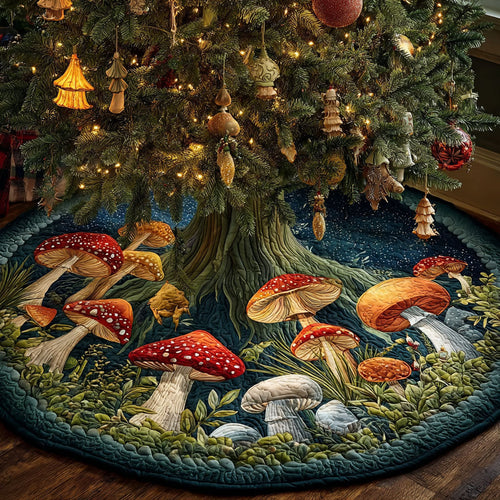 Enchanted Timberwalk Christmas Quilted Tree Skirt NCU0PTT2237