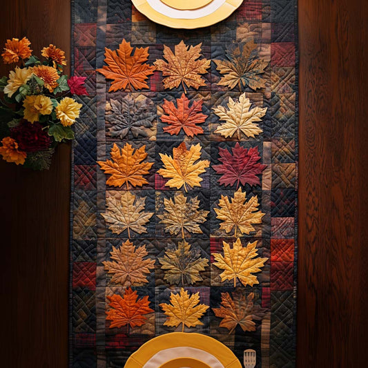 Enchanting Fall Mood Quilted Table Runner NCU0NNT943