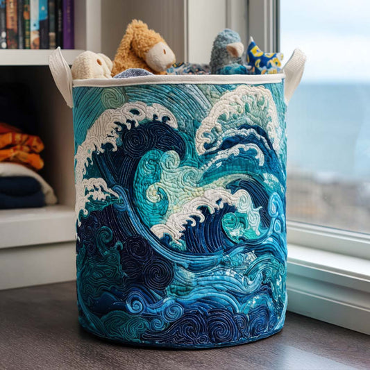 Endless Ocean Dream Quilted Laundry Basket NCU0NNT1268