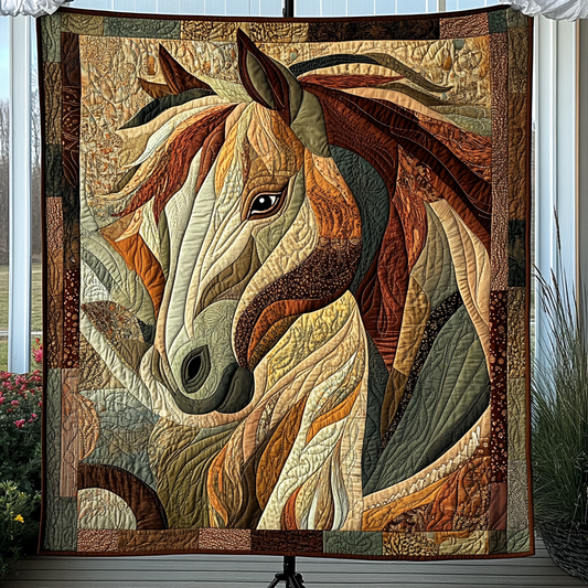 Equine Elegance Quilted Blanket NCU0DK1119