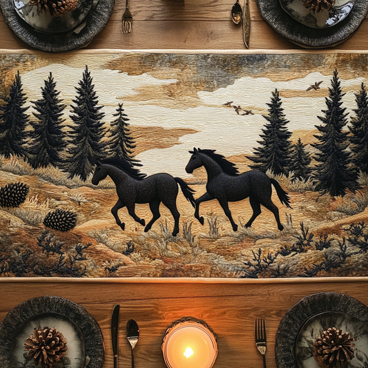 Equine Escape Quilted Table Runner NCU0NVH435