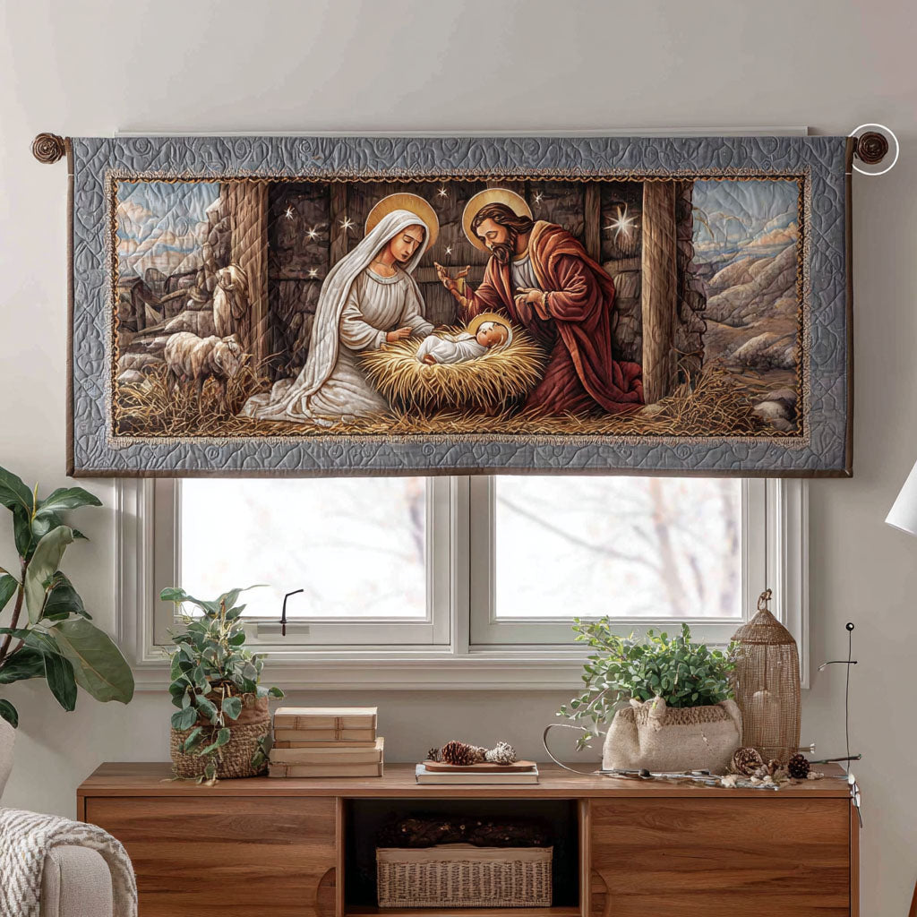 Eternal Blessing Quilted Valance NCU0NTV467
