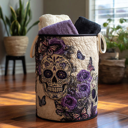 Eternal Bones Quilted Laundry Basket NCU0PTT1058