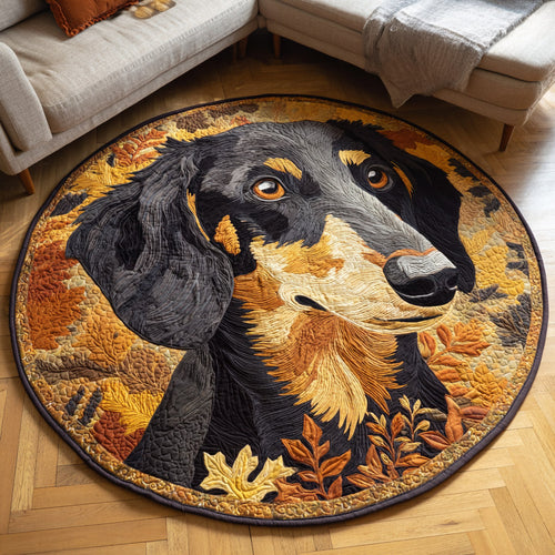 Eternal Dachshund Quilted Round Mat NCU0HNH1186