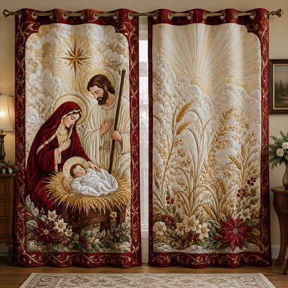 Eternal Hope Promise Quilted Curtains NCU0HNH1211