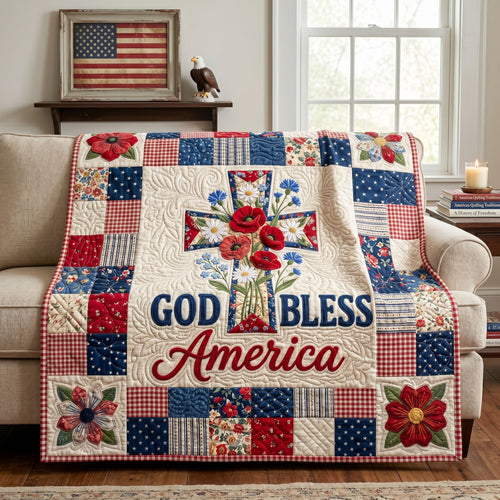 Eternal Liberty Quilted Blanket NCU0NNT3182