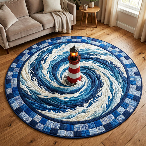 Eternal Lighthouse Quilted Round Mat NCU0HNH1151