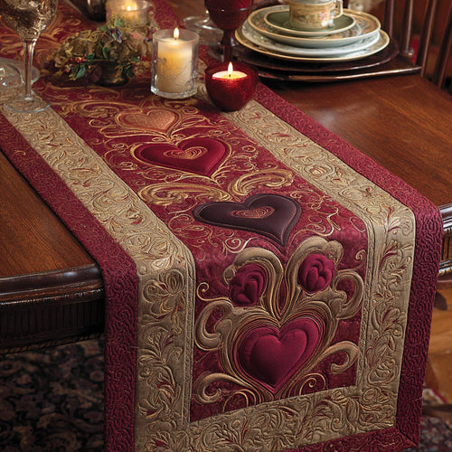 Eternal Love Quilted Table Runner NCU0DV1806